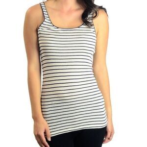 Lucky brand viscose stripe tank top